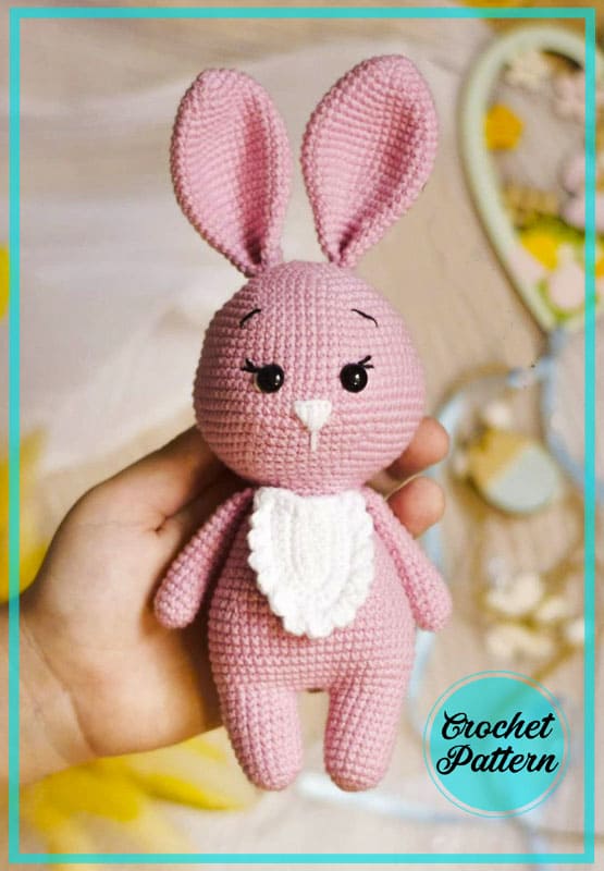 Amigurumi Crochet Pink Bunny Free Pattern-4