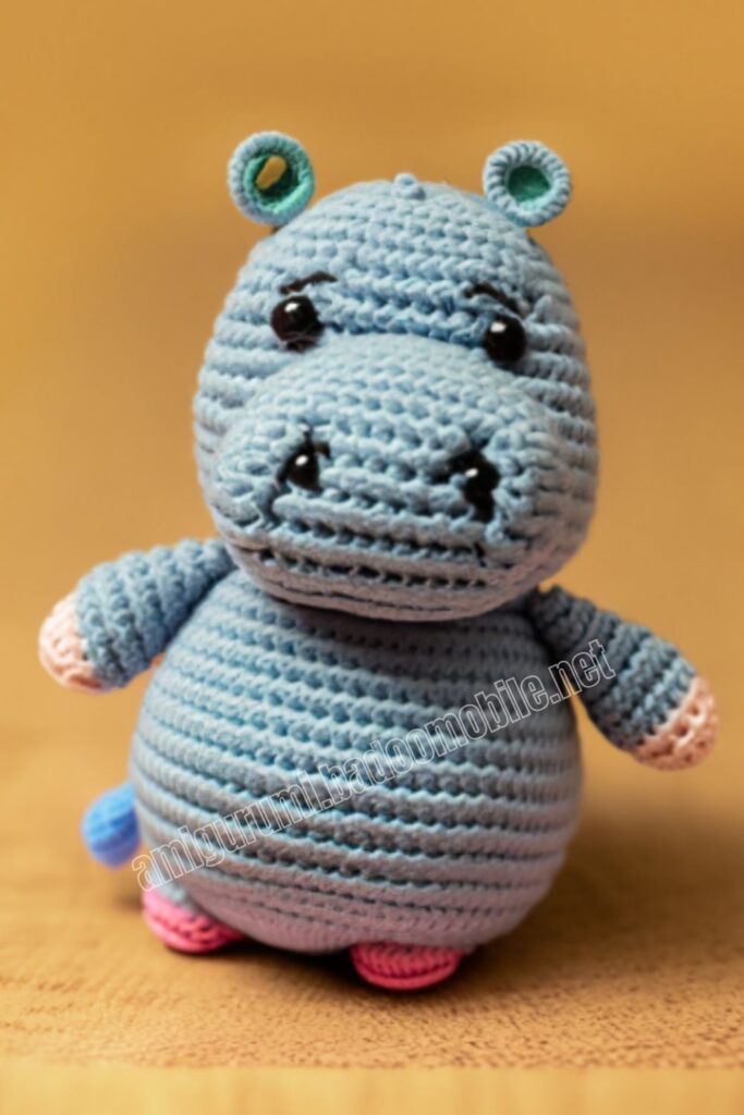 Easy Crochet Hippo 2 1