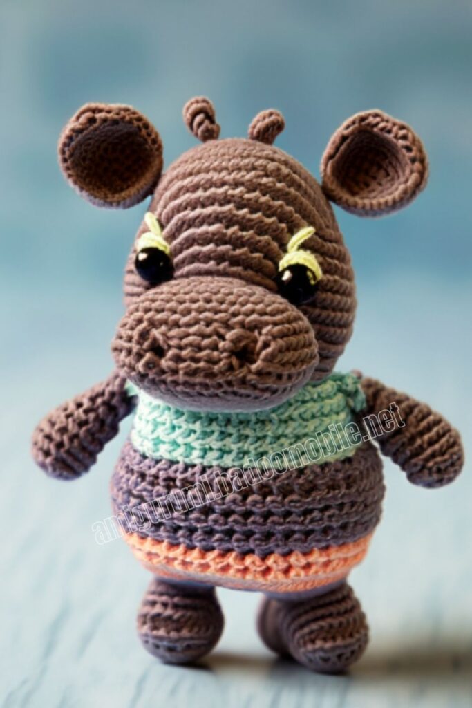 Easy Crochet Hippo 2 10