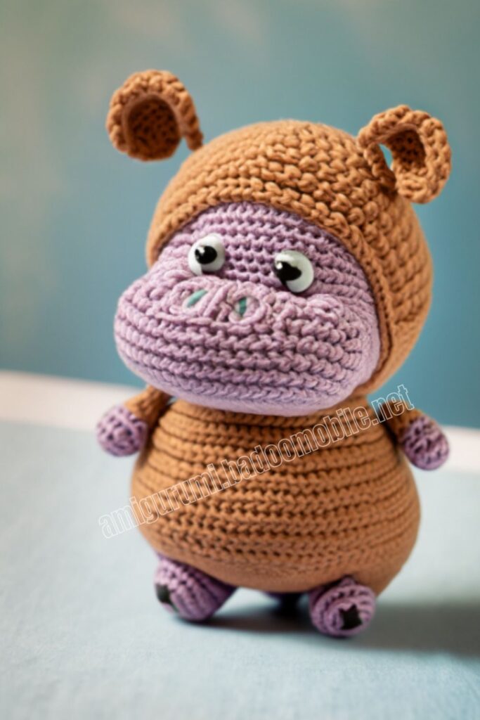 Easy Crochet Hippo 2 2