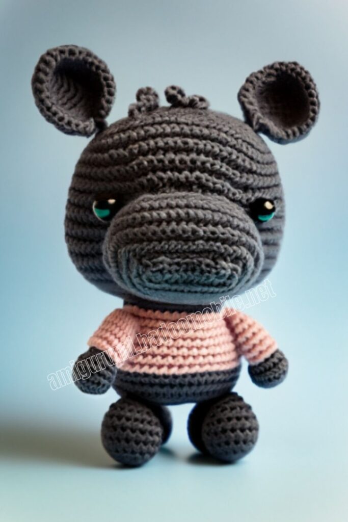 Easy Crochet Hippo 2 3