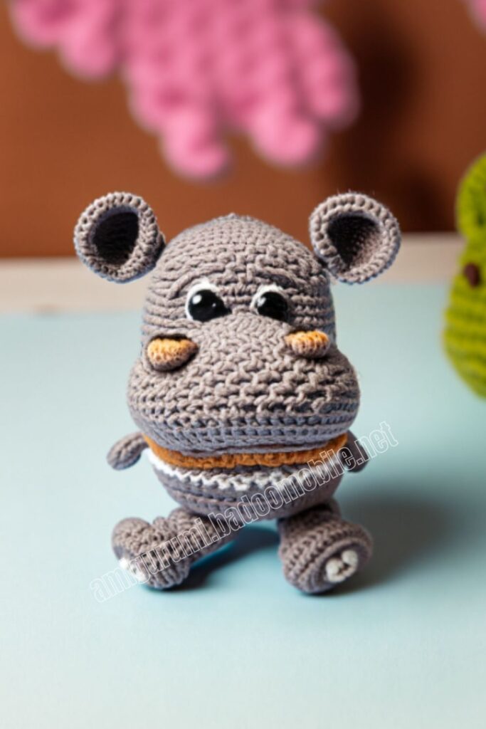 Easy Crochet Hippo 2 4
