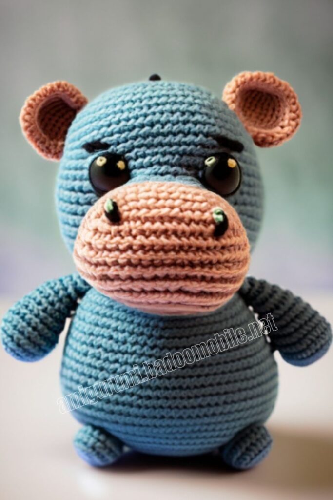 Easy Crochet Hippo 2 8