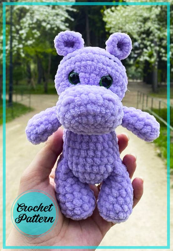 Amigurumi Easy Crochet Hippo Free Pattern-2