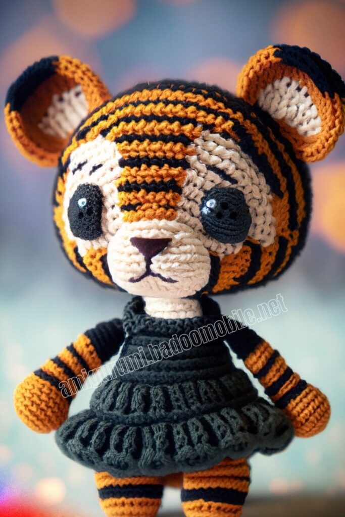 Neon Crochet Tiger 1 1 1