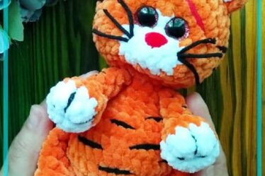 Neon Crochet Tiger 1 1