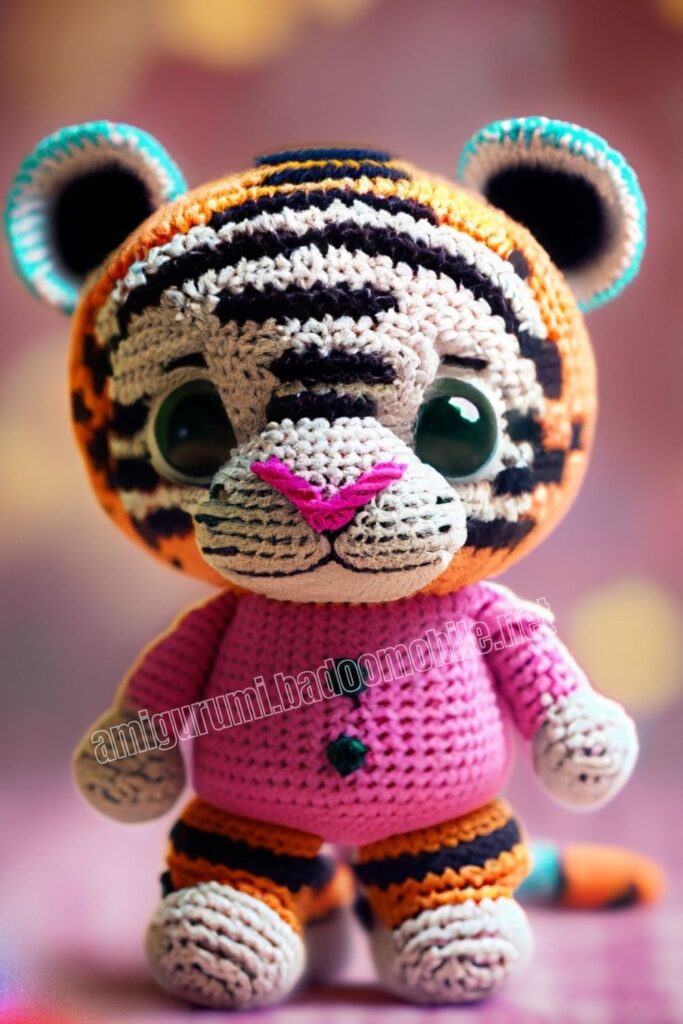 Neon Crochet Tiger 1 11