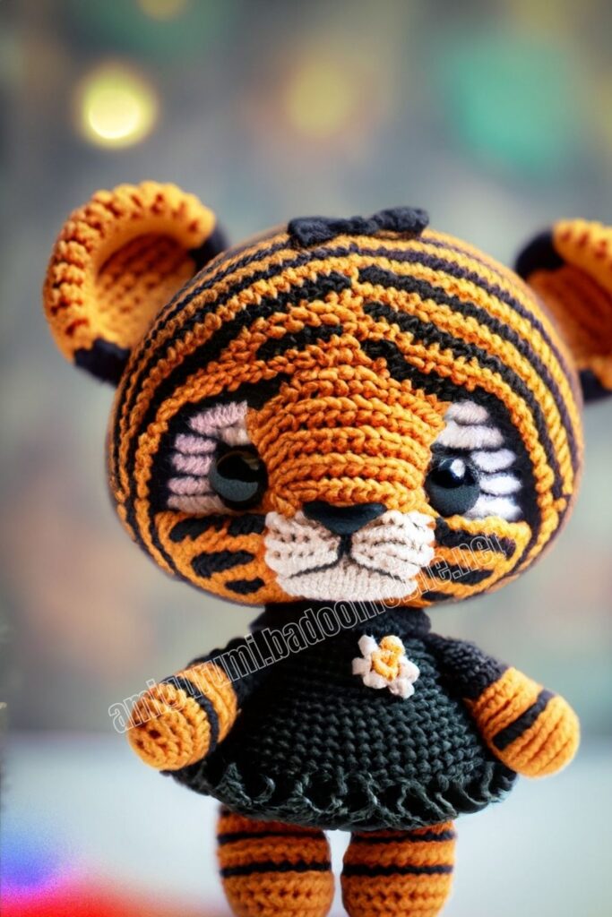 Neon Crochet Tiger 1 7