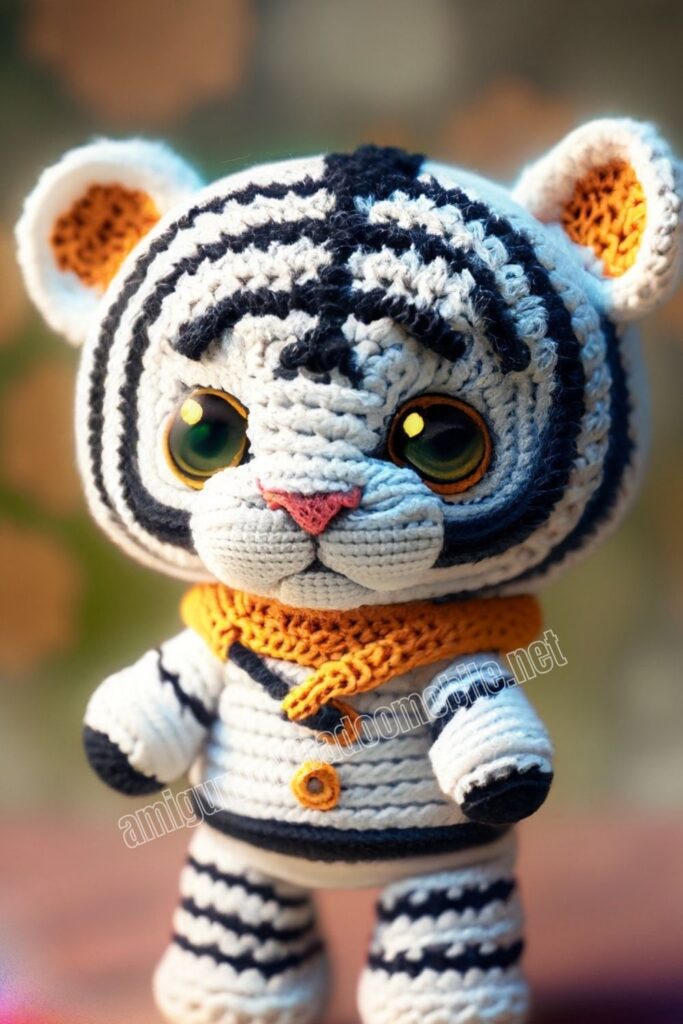 Neon Crochet Tiger 1 9