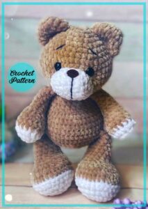 Amigurumi Teddy Crochet Bear Niko Free Pattern-4