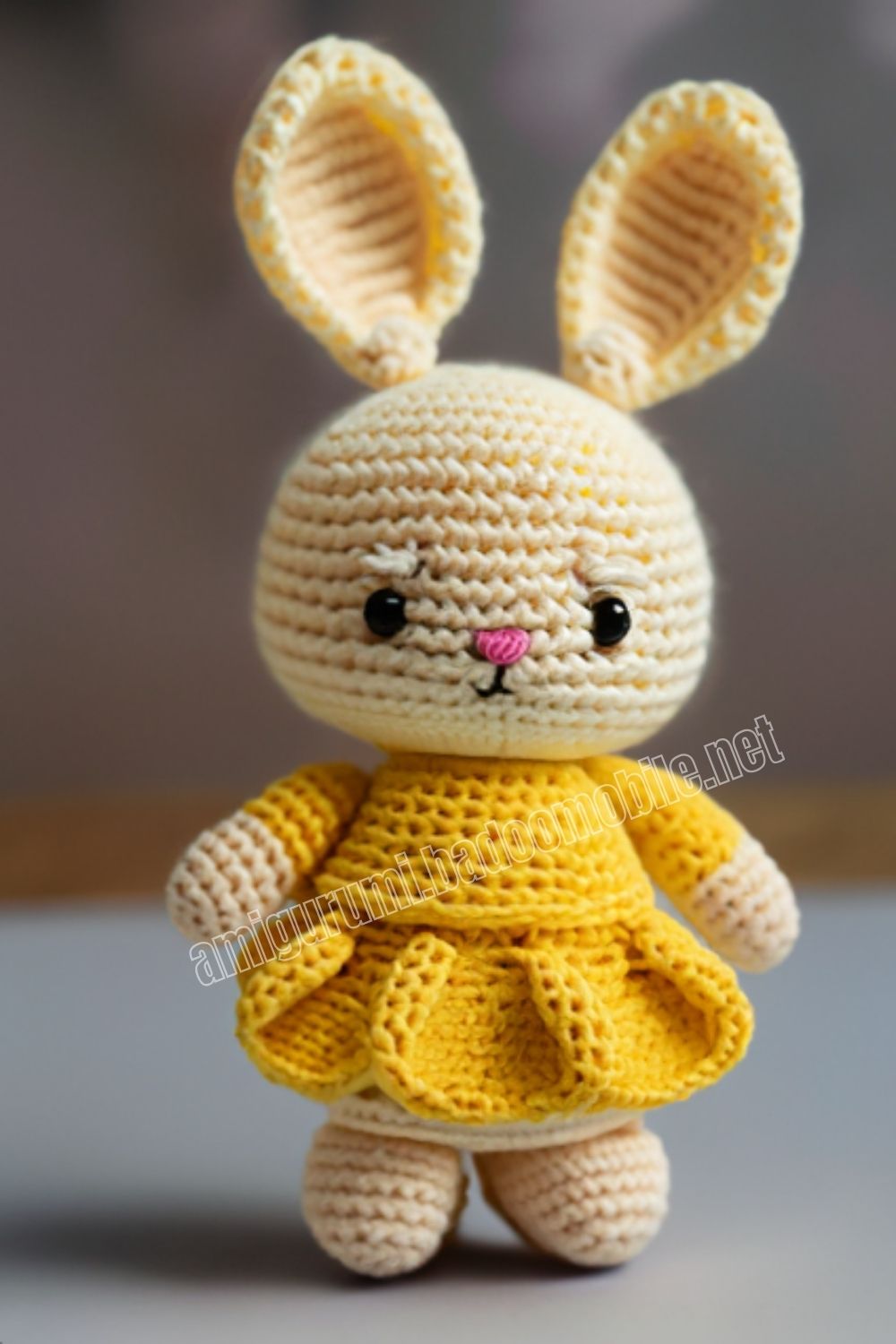 Amigurumi Bunny with Chubby Cheeks Free Pattern-3 – Free Amigurumi Crochet