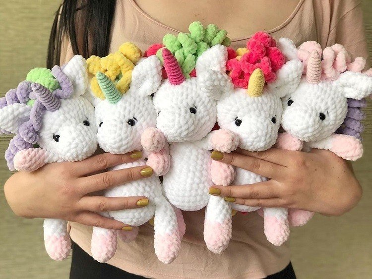 Amigurumi Crochet Baby Unicorn Free Pattern-2
