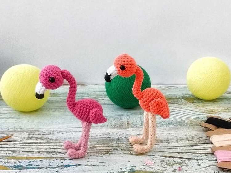 Amigurumi Crochet Flamingo Free Pattern-3