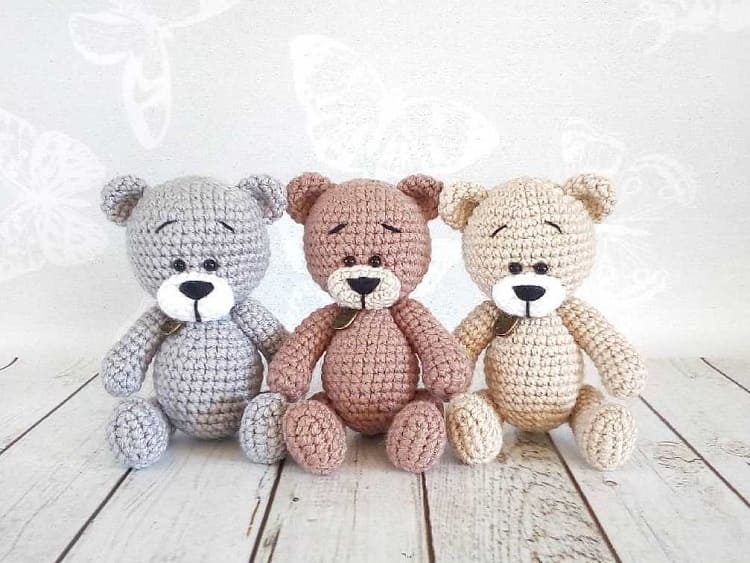 Amigurumi Crochet Little Bear Free Pattern-4