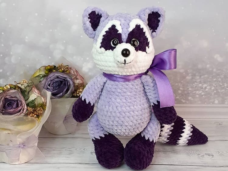 Amigurumi Crochet Plush Raccoon Free Pattern-2