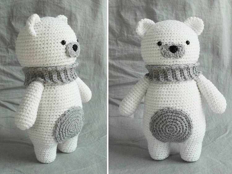 Amigurumi Crochet Polar Bear Free Pattern-2