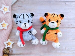 Amigurumi Little Plush Tiger Free Pattern-1