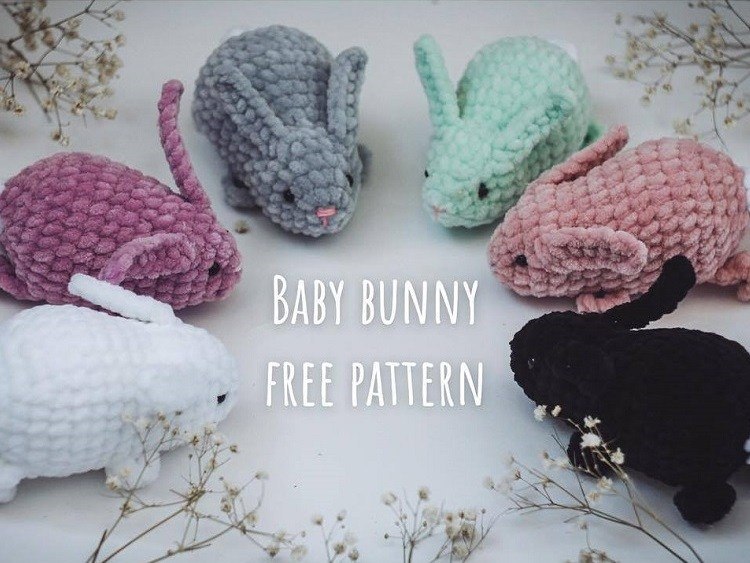 Amigurumi Easter Baby Bunny Free Pattern-2