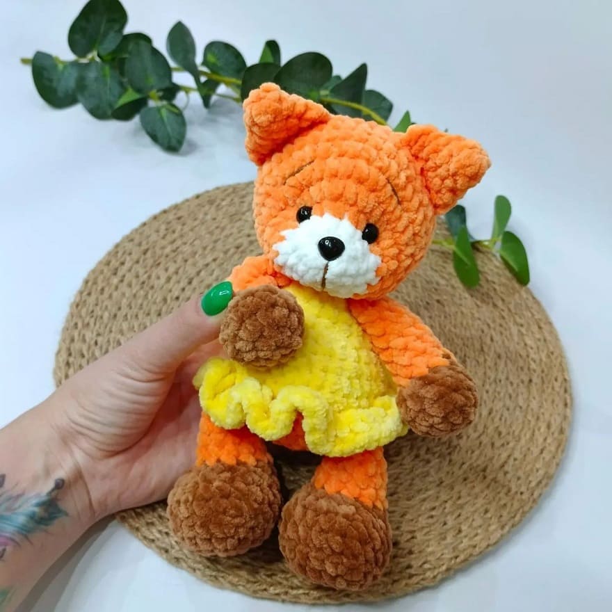 Amigurumi Crochet Plush Fox Free Pattern-2