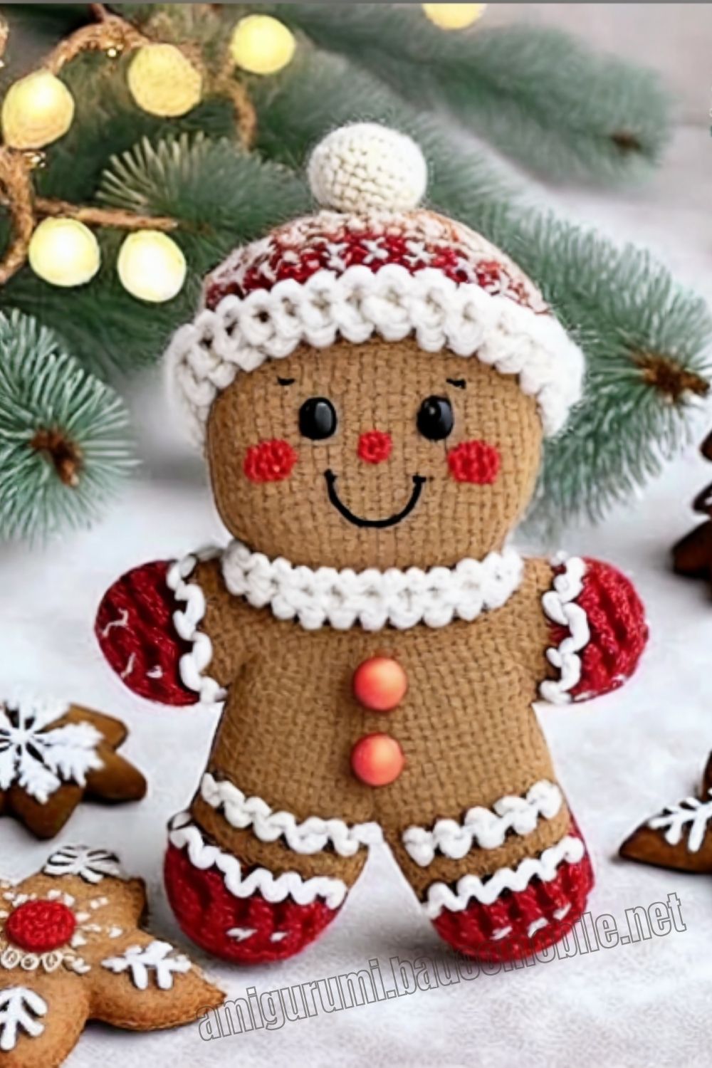 Amigurumi Gingerbread Man Free Pattern-3 – Free Amigurumi Crochet