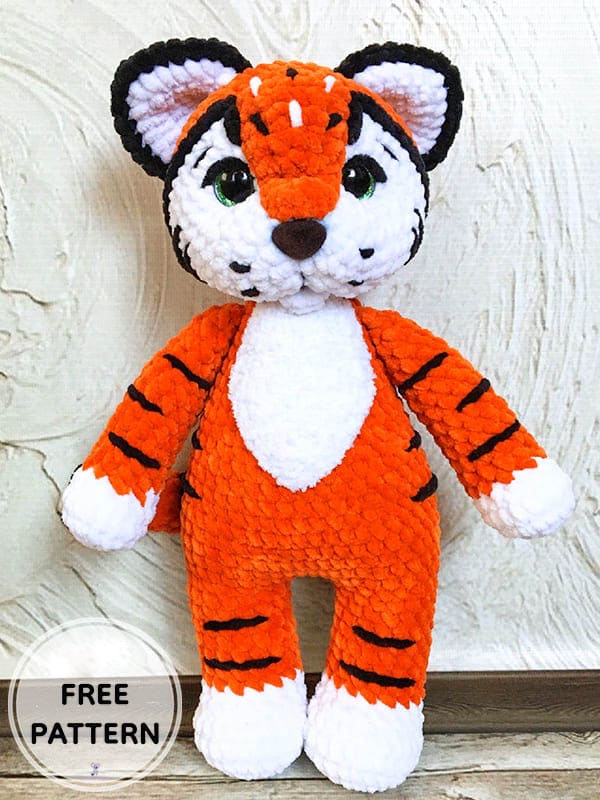 Amigurumi Crochet Baby Tiger Free Pattern-3