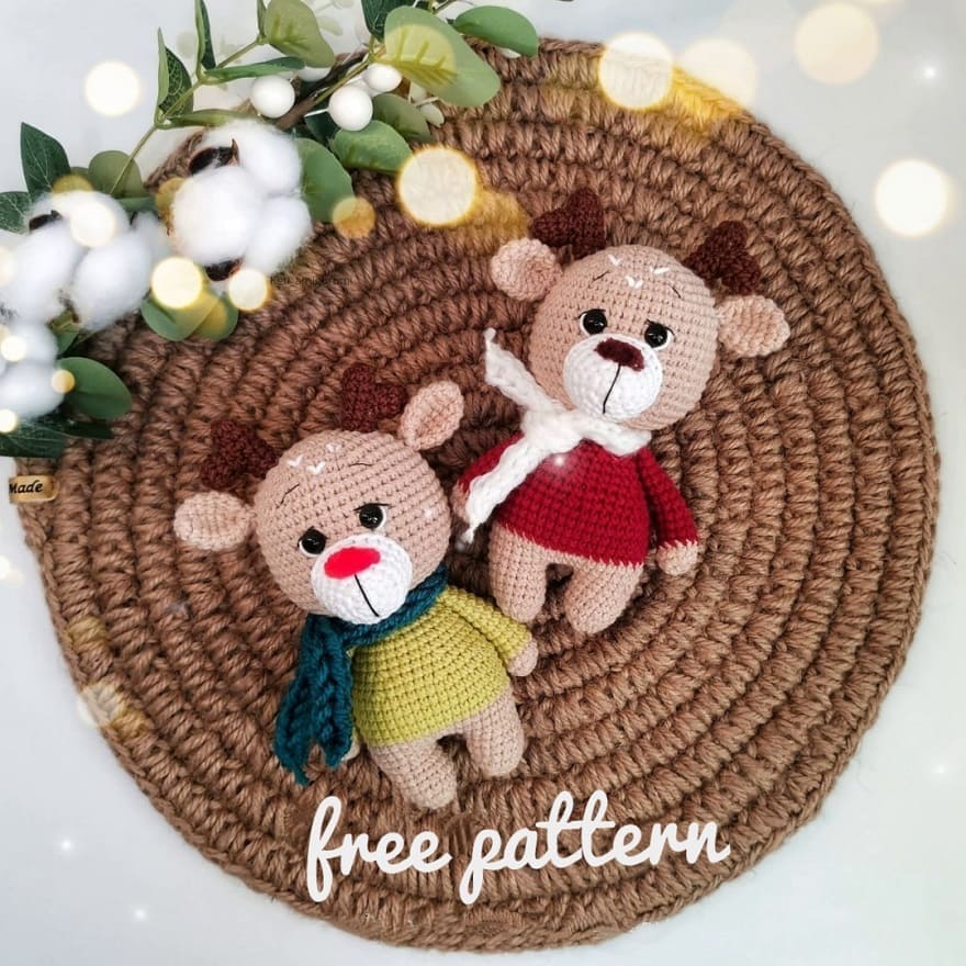 Amigurumi Crochet Deer Free Pattern-3