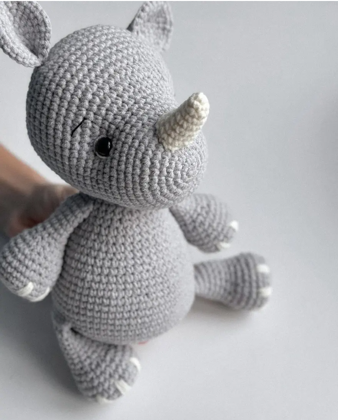 Amigurumi Crochet Rhino Free Pattern-1