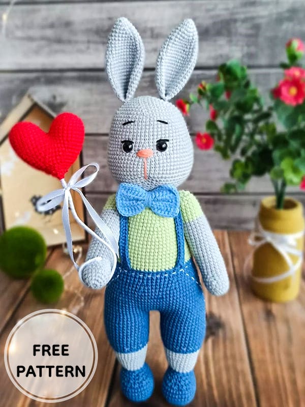 Amigurumi Crochet Bunny Lucy Free Pattern-2
