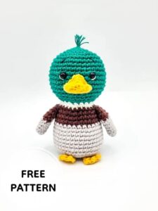 Amigurumi Crochet Duck Free Pattern-3