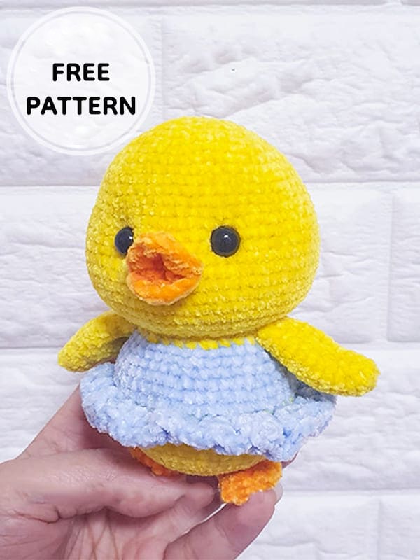 Amigurumi Crochet Duckie Free Pattern-3