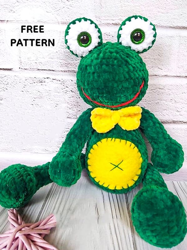 Amigurumi Crochet Frog Valery Free Pattern-2