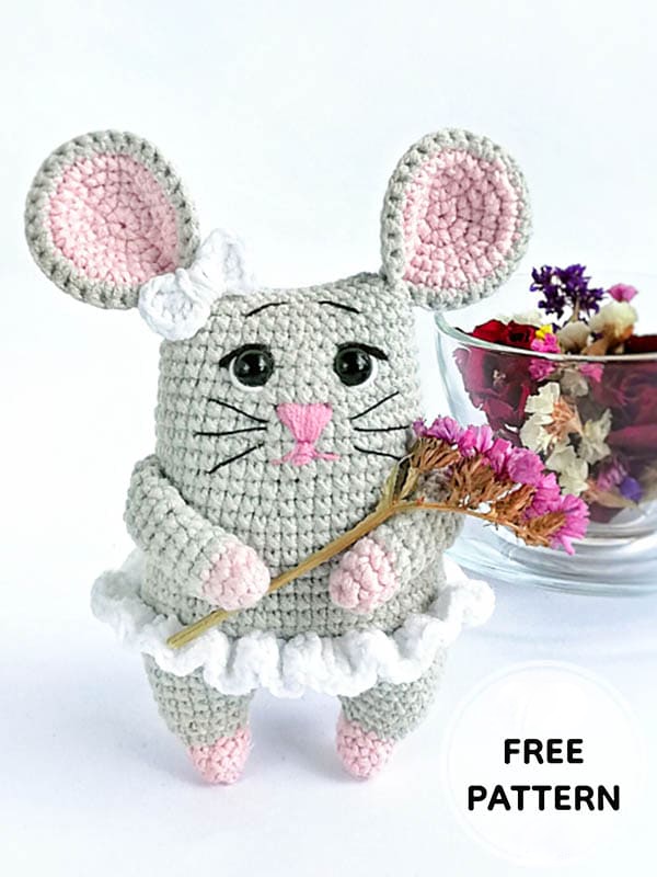 Amigurumi Crochet Little Mouse Free Pattern-2