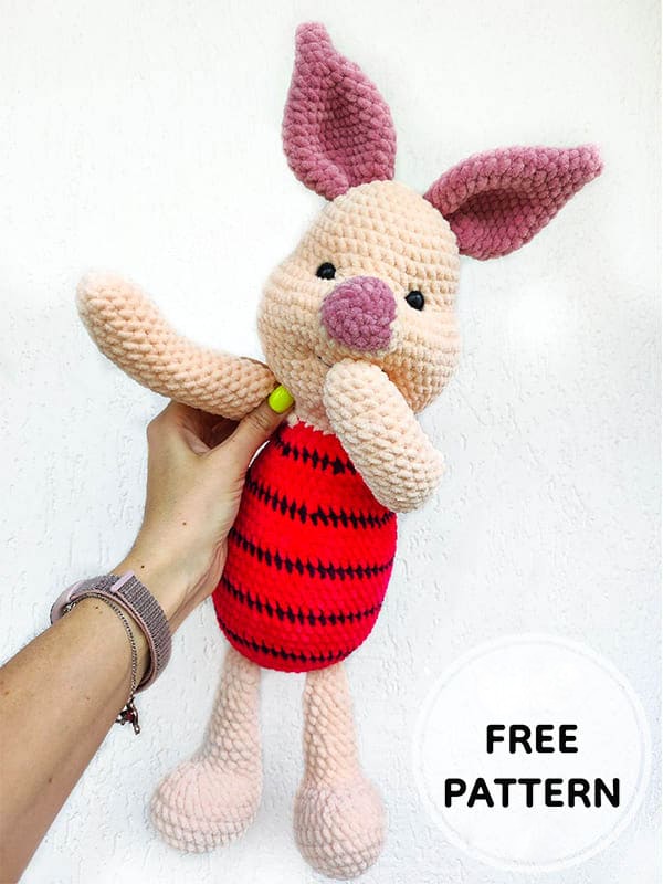 Amigurumi Crochet Piglet Free Pattern-2