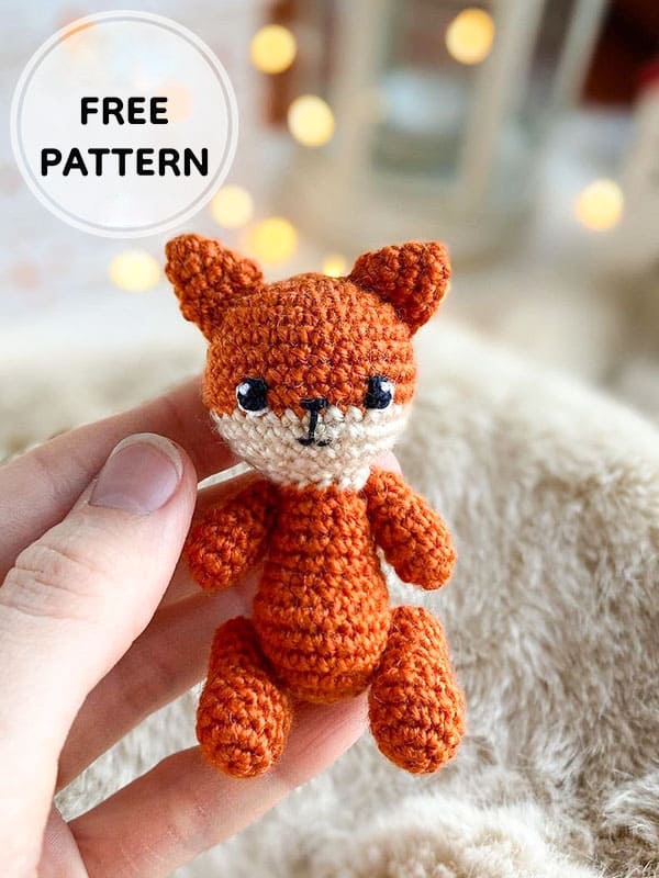Amigurumi Crochet Small Fox Free Pattern-1