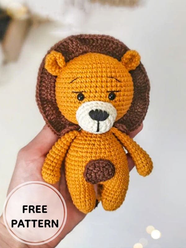 Amigurumi Easy Crochet Lion Free Pattern-3