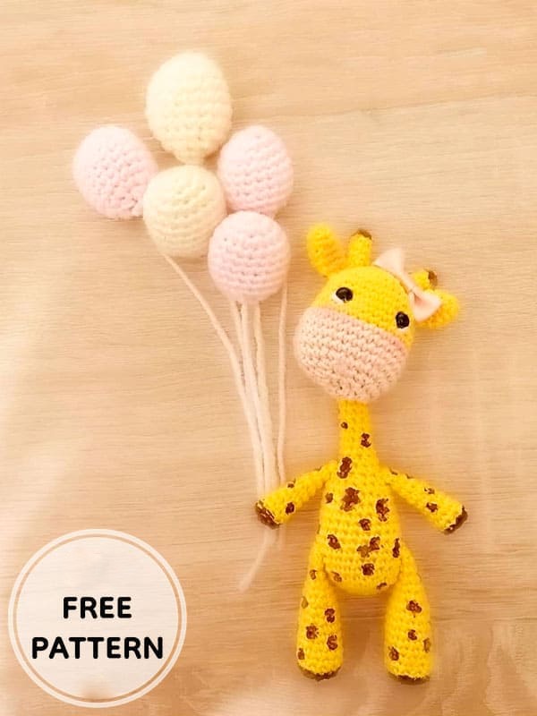 Amigurumi Little Giraffe Tinsley Free Pattern-3