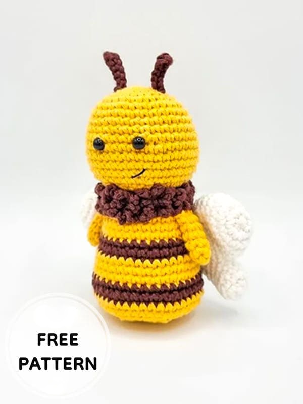 Amigurumi Crochet Bee Aria Free Pattern-2
