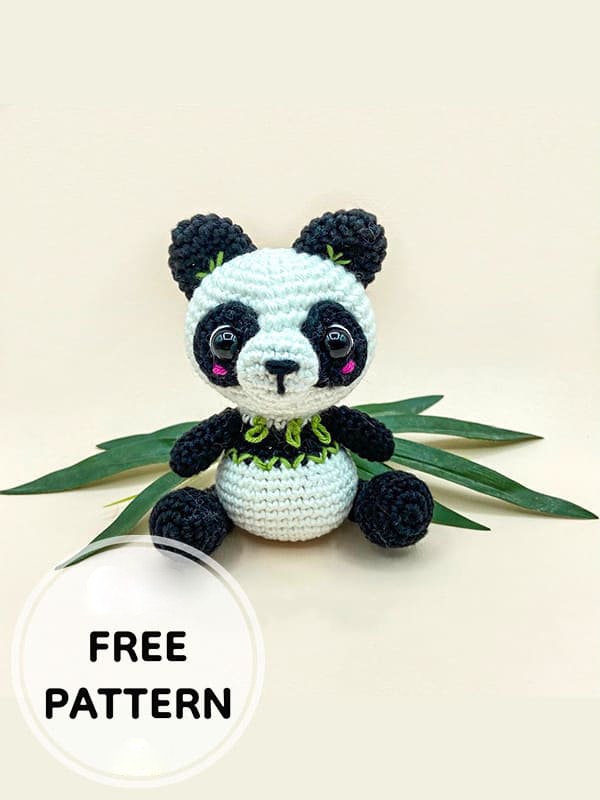 Amigurumi Crochet Panda Free Pattern-4