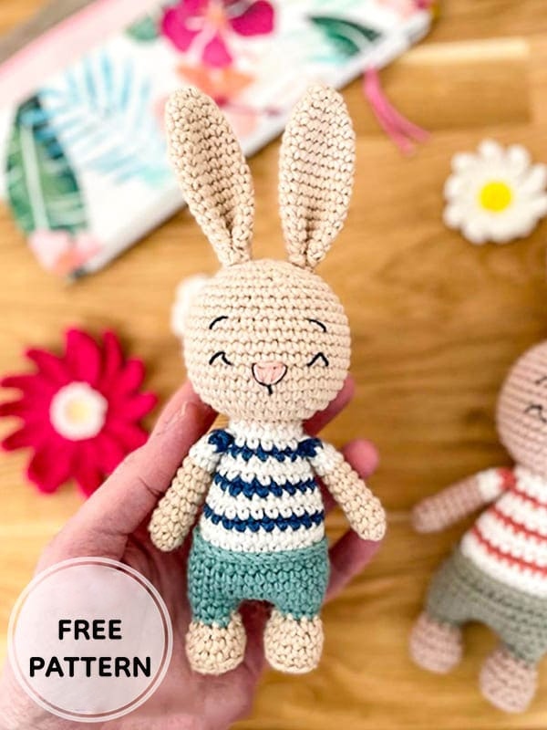 Amigurumi Cute Bunny Alvin Free Pattern-1