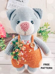 Amigurumi Cute Cat Kira Free Pattern-1