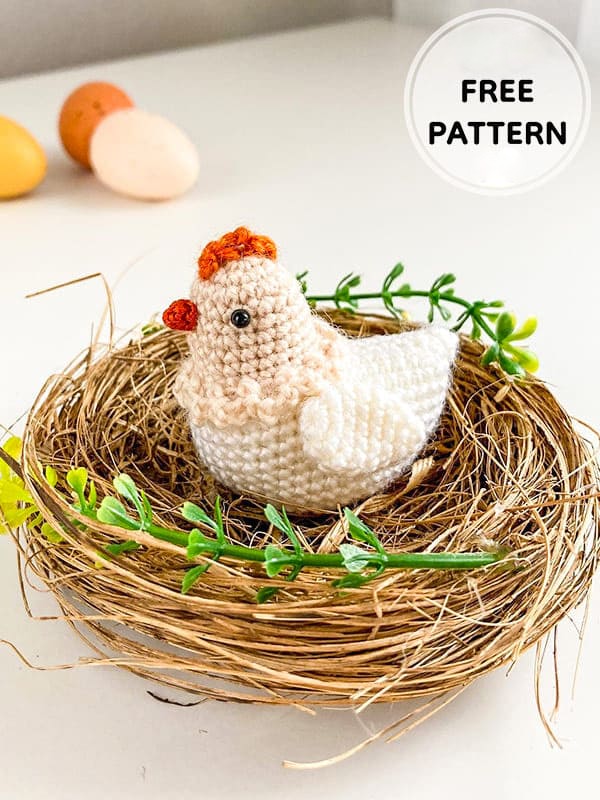 Amigurumi Easy Crochet Chicken Free Pattern-1