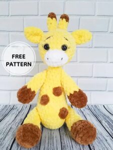 Amigurumi Plush Giraffe Free Pattern-2