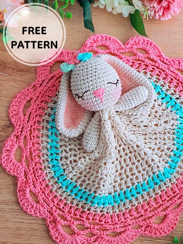 Amigurumi Bunny Baby Blanket Free Pattern-2