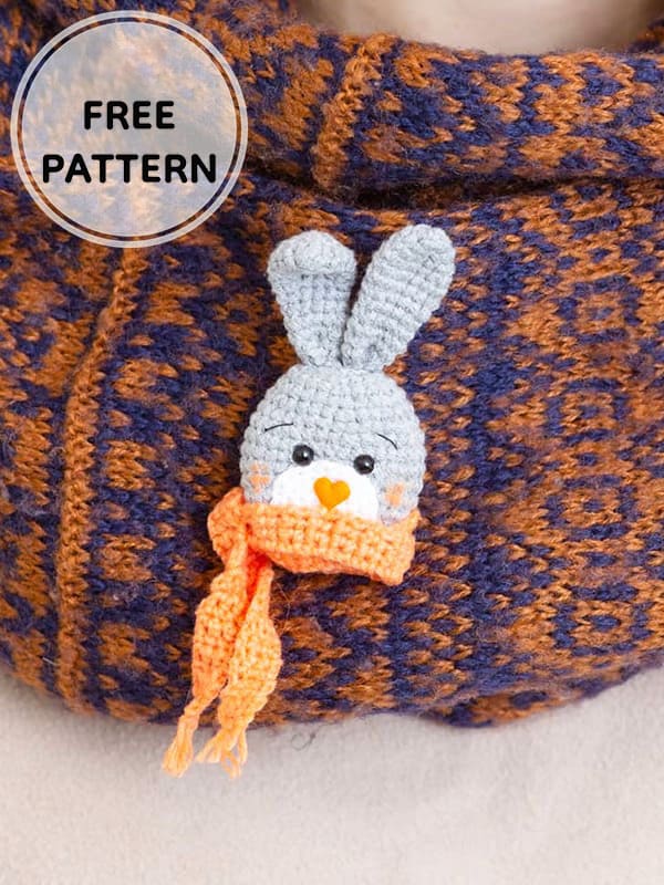 Amigurumi Bunny With Scarf Free Pattern-2