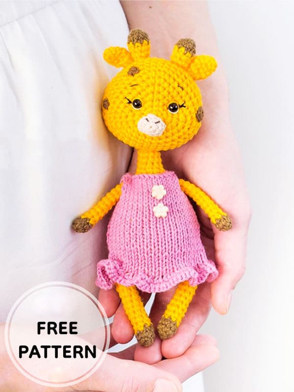 Amigurumi Crochet Giraffe Free Pattern-3