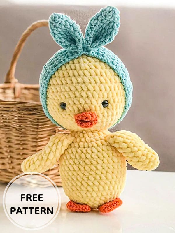 Amigurumi Plush Little Duck Free Pattern-3