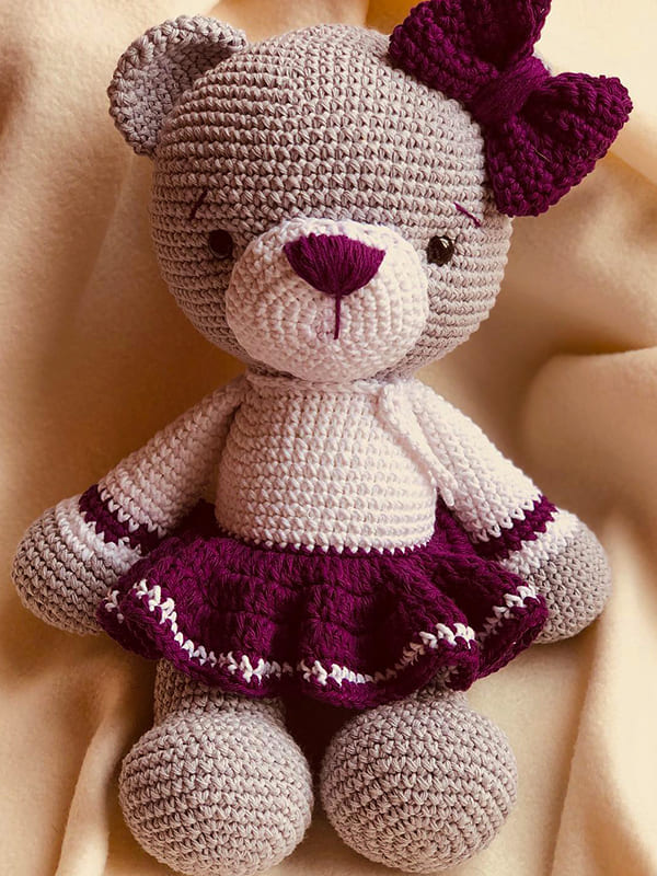Amigurumi Cute Bear Free Pattern-5