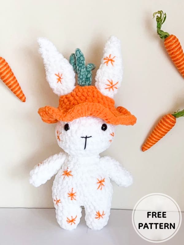 Amigurumi Carrot Bunny Free Pattern-1