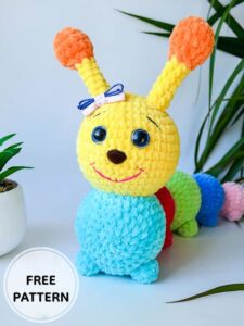 Amigurumi Caterpillar Free Pattern-2