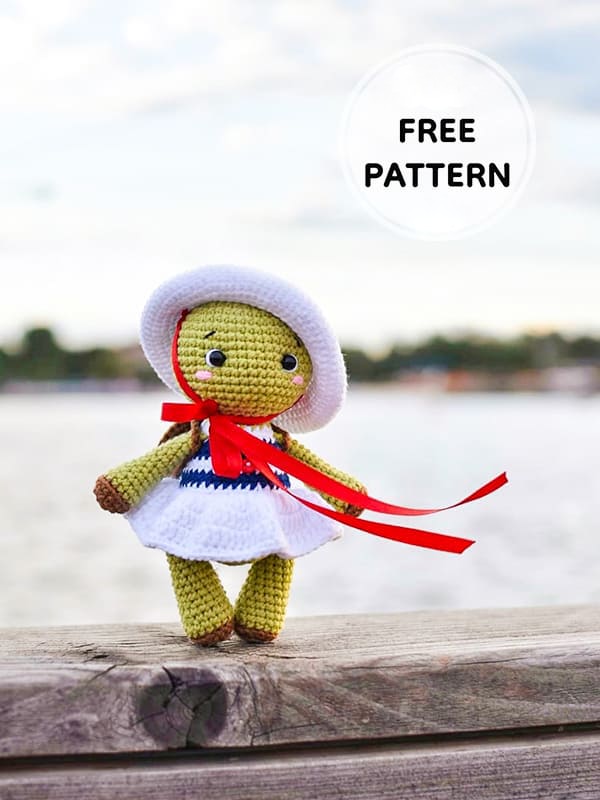 Amigurumi Crochet Turtle Free Pattern-2